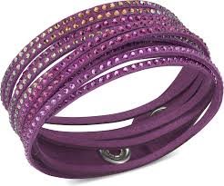 Bracciale Swarovski Donna Slake in Tessuto Cristallo 5035019 - 5035019